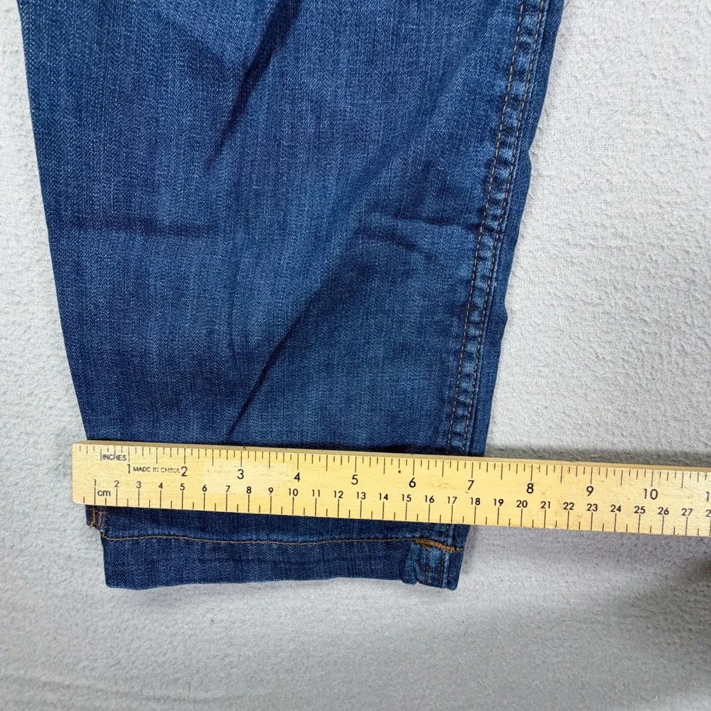 Banana Republic Womens Barrel Cargo Jean Relaxed Blue High Rise Utility 27/4R